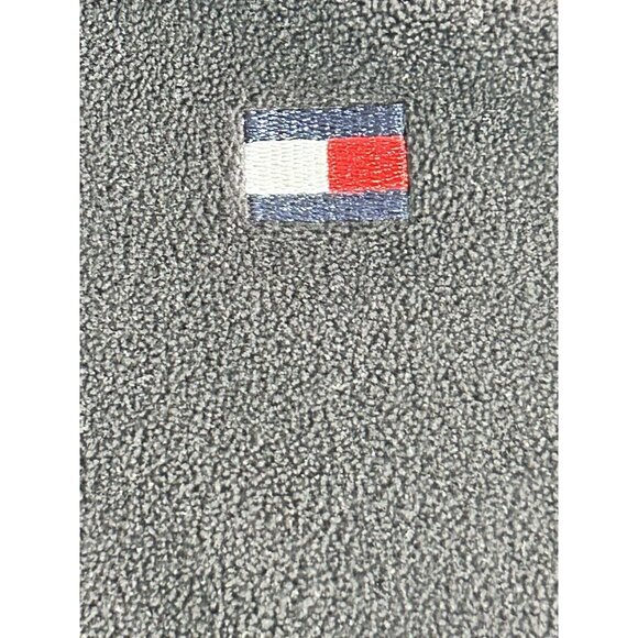 Tommy‎ Hilfiger Sweater Womens Medium Black Pullover Fleece Henley Outdoor Gorp - Picture 4 of 7